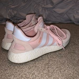 Pink adidas shoes